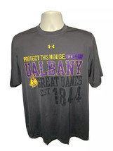 UAlbany Great Danes est 1844 Protect this House Adult Medium Gray TShirt - £11.68 GBP