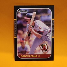 1987 Donruss - #258 Rob Wilfong California Angels Baseball Card - $1.29