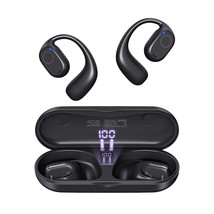 Open Ear Headphones, Bluetooth 5.3 Wireless Sports Headphones With Digital Displ - £50.34 GBP