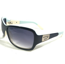 Diesel Sunglasses DS0032 BSSU3 Blue Ivory Square Frames with Blue Lenses - £48.67 GBP