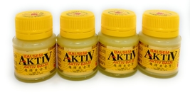 Aktiv Yellow Balm Balsem Kuning from Cap Lang, 40 Gram (4 Jar) - $58.68