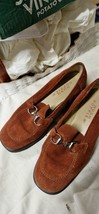 Hush Puppies suede leather shoes lofers size UK 6 EUR 39 - £27.30 GBP