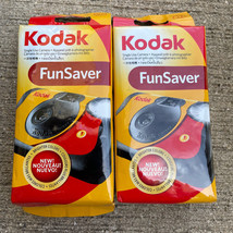 Kodak Lot of 2 FunSaver 35mm Single Use Film Camera Sealed Expired 04-2011 - £14.39 GBP
