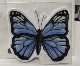 blue monarch butterfly, Vinyl Decals Sticker waterproof durable removal ... - $1.79