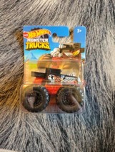 2021 Hot Wheels Monster Trucks &#39;Mini&#39; Bone Shaker Red &amp; Black Body - £4.26 GBP