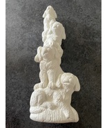 S1 - Dog Stack Ceramic Bisque Ready to Paint, You Paint  - $6.75