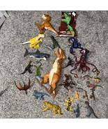 Bulk Collection Of 27 Toy Dinosaurs Figures Various Sizes Plastic Animals - $24.75
