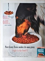 Gravy train lassie dog food own gravy 1962 vintage print ad - $9.04