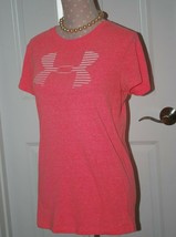 Under Armour Women&#39;s Sportstyle Graphic Short Sleeve Pink Loose T-shirt ... - $10.99