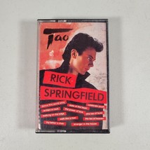 Rick Springfield Tao Cassette Tape 1985 RCA Records Rock Music Album - $6.95