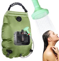 Solar Portable Shower Bag, 5 Gal/20L Solar Heating Camping, Beach Swimming - $722.91 MXN