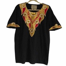 Bellows Brut Briquet embellished sequin pearl tee - £56.85 GBP