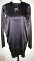 New Girls Designer Dou Dou NWT $300 Italy Black Bird Dress 12 Pockets Nice Silky - £236.86 GBP