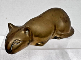 Vintage Full Body Siamese Cat Kitty Shelf Sitter 6 3/4 L x 2 1/4 W x 2 1... - $24.26