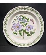 Portmeirion Botanic Garden Dinner Plate 10.5&quot; Clematis Florida Virgins B... - $41.07 CAD