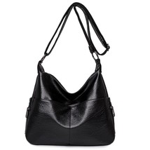 Soft Leather Women Shoulder Bag Vintage Crossbody Bags Ladies Hand Bags For Ladi - £30.71 GBP