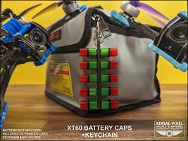 XT60 / XT30 Charge Indicator Red &amp; Green FPV LiPo Battery Covers Caps + ... - $14.95+