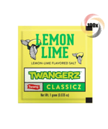 100x Packets Twang Twangerz Classicz Lemon Lime Flavored Salt Topping | ... - $340.05 MXN