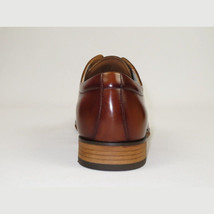 Men's Dress Shoes STEVE MADDEN Soft Leather upper Lace Up TASHER Tan image 6