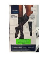 SIGVARIS Men’s Microfiber Patterns 183 Calf High Compression Socks 15-20... - $47.39 CAD