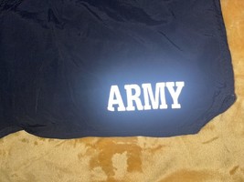 US Army PT Shorts APFU Physical Training Work Out Black W/Drawstring Size XL - £9.91 GBP