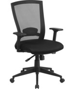 Black Mid-Back Mesh Chair HL-0004K-GG - $311.37 CAD