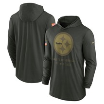Mens Steelers 2025 Salute to Service Lightweight Pullover Hoodie - Pitts... - $69.90