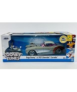 Jada Hollywood Rides Looney Tunes Bugs Bunny and 1957 Chevy Corvette 1:2... - £31.19 GBP