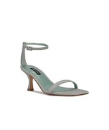 Nine West Womens 8 M Light Green Glitter Ripe Square Toe High Heels NIB ID8 - $782.11 MXN