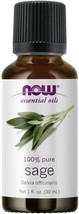 NOW Essential Oils, Sage Oil, Normalizing Aromatherapy Scent, Steam Distilled, 1 - £19.13 GBP