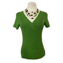 Liz Claiborne Green Sweater Top Size SP - £15.59 GBP