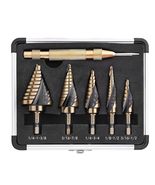 Cobalt Step Drill Bit Set, Hex Shank Step Drill Bit with Automatic, 50 S... - £32.01 GBP