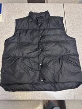 LL Bean Puffer Vest Black Down Fill Snap Button Jacket Youth XL 18/20 Wo... - $45.00
