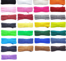 Flat  Shoelaces for Athletic Sneaker Shoe Laces With various color - $5.99