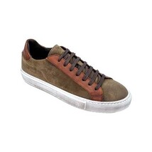 Giovacchini by Belvedere Sneakers Made In Italy Suede Rino Antique Cognac image 6