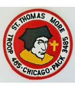Vintage 1970&#39;s St. Thomas More Troop 485 Chicago Pack 3485 3&quot; PB11 - £10.20 GBP