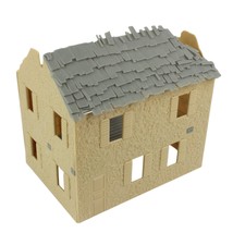 BMC WW2 Bombed French Farm House - Plastic Army Men Playset Accessory - £22.18 GBP