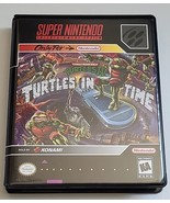 Teenage Mutant Ninja Turtles IV 4 In Time TMNT CASE ONLY Super Nintendo ... - $12.81