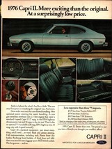 1976 Mercury Capri Ad Blue 2.3 Litre 4 Speed Vintage Magazine Advertisem... - £19.27 GBP