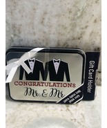 ShipN24Hours. Bed Bath &amp; Beyond Gift Card Holder “ Congratulations Mr. &amp;... - $14.84