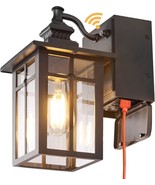 Porch Lights Outdoor Dusk to Dawn Exterior Fixtures 2 in 1 with GFCI Out... - $139.22