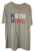 Texas Strong Baseballism baseball shirt Mens XL grey T-shirt Texas Strong - $12.11