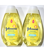 2 Bottles Johnson&#39;s Head To Toe Wash Shampoo Gently Cleanses No Tears 10oz - $23.99