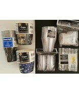 Plastic &amp; Paper Disposable Cups Glasses Tumblers Shots Cordials, Select:... - £2.32 GBP+