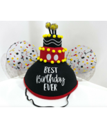 Disney Parks Exclusive Best Birthday Ever Mickey Mouse Ears Hat NEW - £29.02 GBP