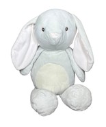 Kellytoy Stuffed Plush Rabbit Toy Soft Lovey Rattles Light Gray White Ba... - $31.22 CAD