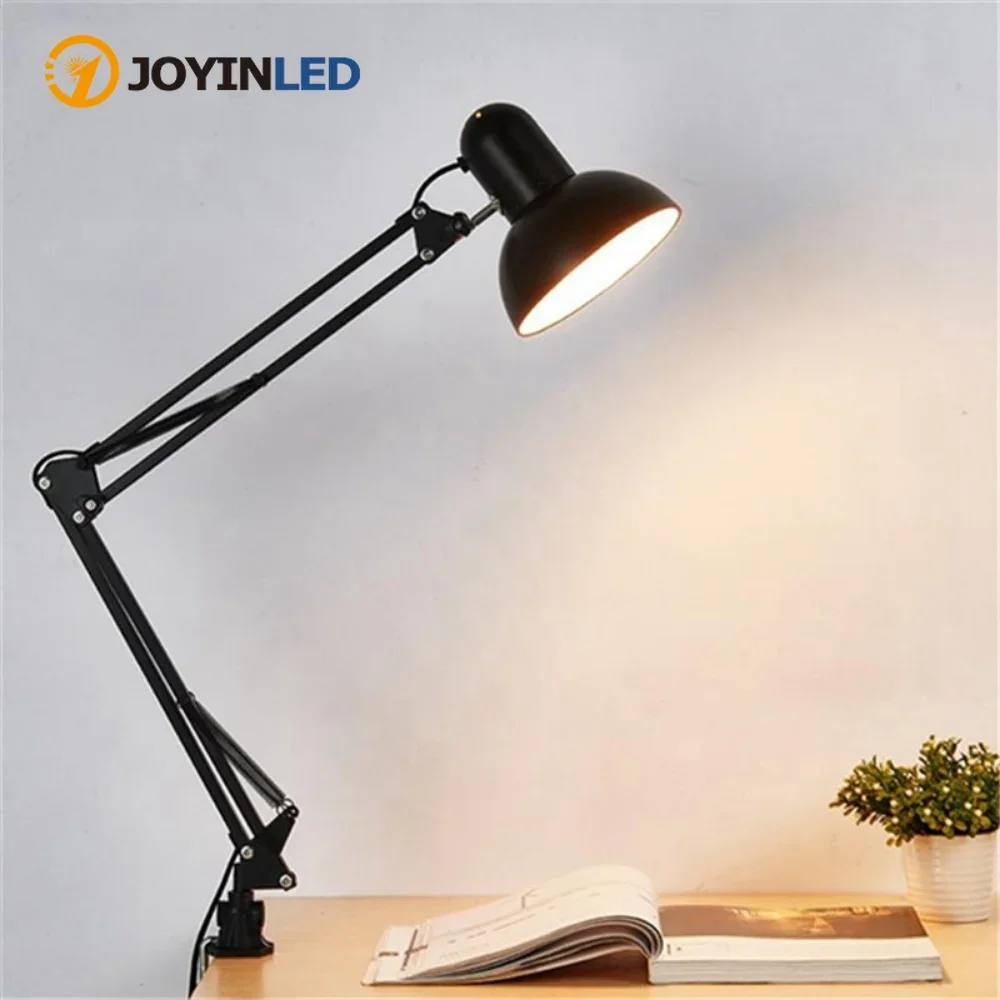 LED Lamp Vintage Portable Lamps with Clamp Book Reading Folding Writing ... - $36.61+