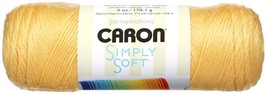 Caron Simply Soft Solids Yarn-Sunshine - $36.40