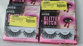 KISS Halloween Limited Edition Glitter Witch False Eyelashes 3 Pairs 91076 - $12.76