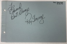 Ray Searage Signed Autographed Vintage 4x6 Signature Page - $15.00